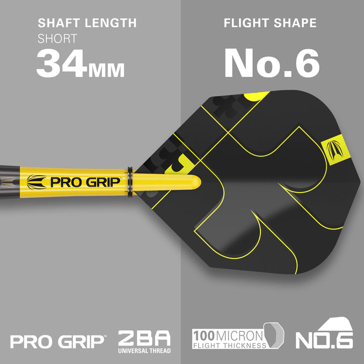 Bolide Void 04 90% Tungsten SP Steel Tip Darts by Target - The Darts Shop