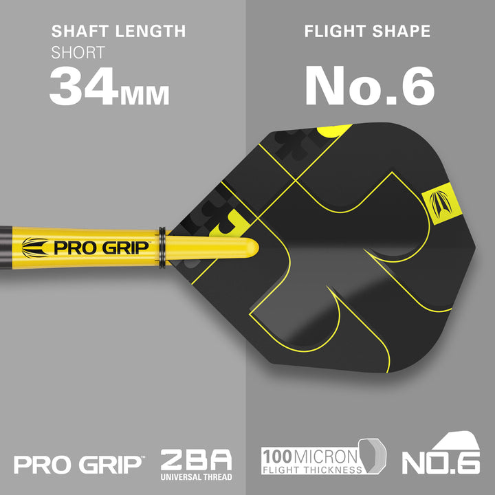 Bolide Void 03 90% Tungsten SP Steel Tip Darts by Target - The Darts Shop