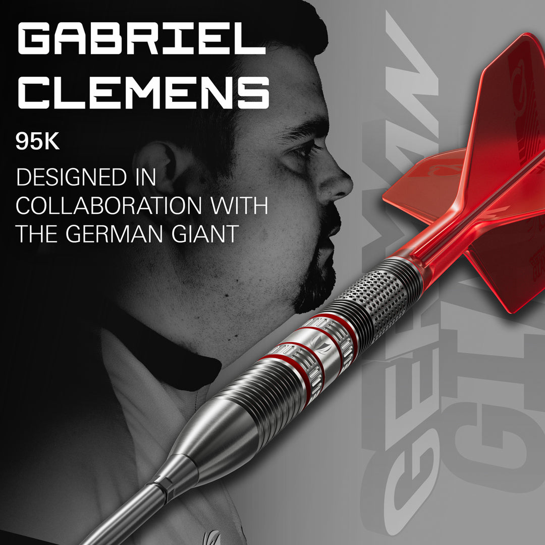 Gabriel Clemens 95K 95% Tungsten SP Steel Tip Darts by Target - The Darts Shop
