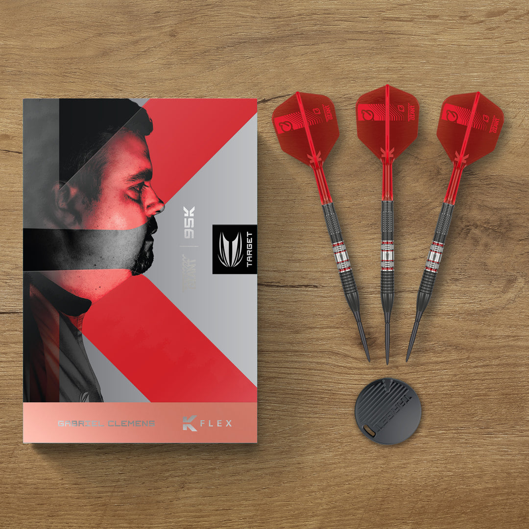 Gabriel Clemens 95K 95% Tungsten SP Steel Tip Darts by Target - The Darts Shop