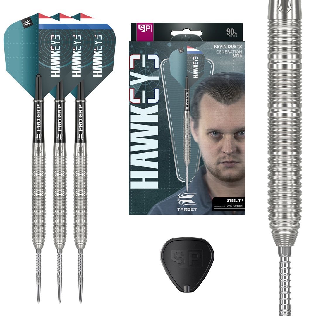 Kevin Doets 90% Tungsten SP Steel Tip Darts by Target - 23 Gram - The Darts Shop