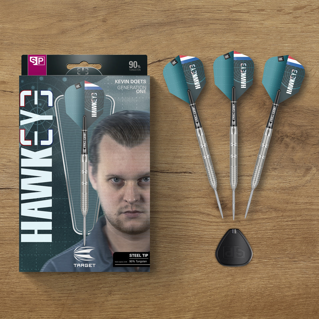 Kevin Doets 90% Tungsten SP Steel Tip Darts by Target - 23 Gram - The Darts Shop