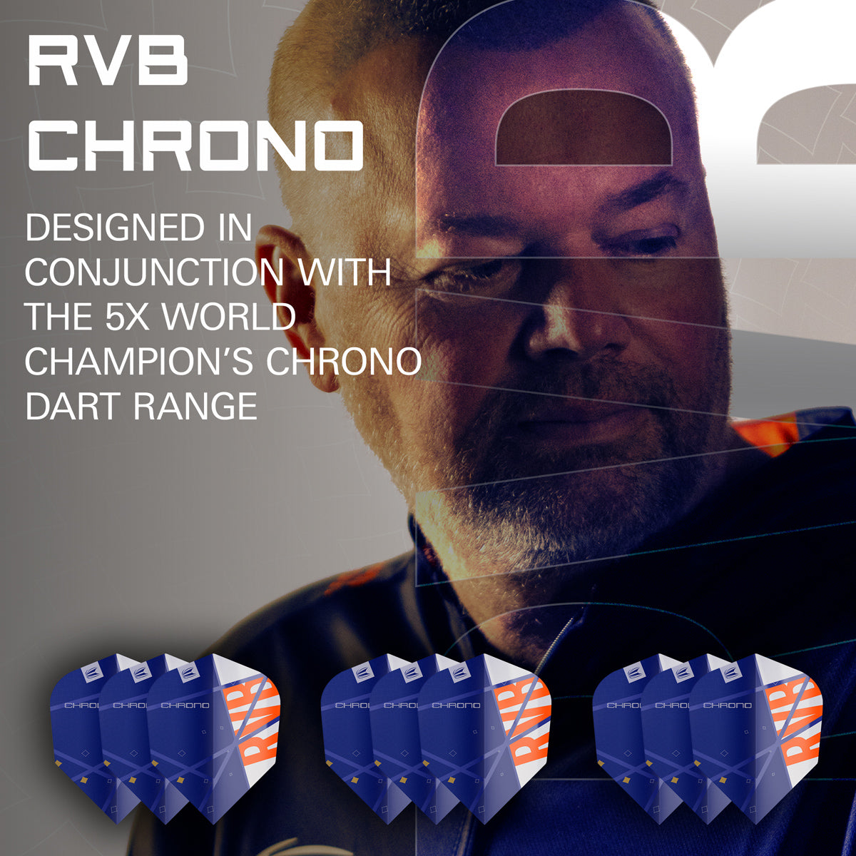 Raymond Van Barneveld Chrono Pro Ultra Dart Flights x 3 Sets by Target - view 11