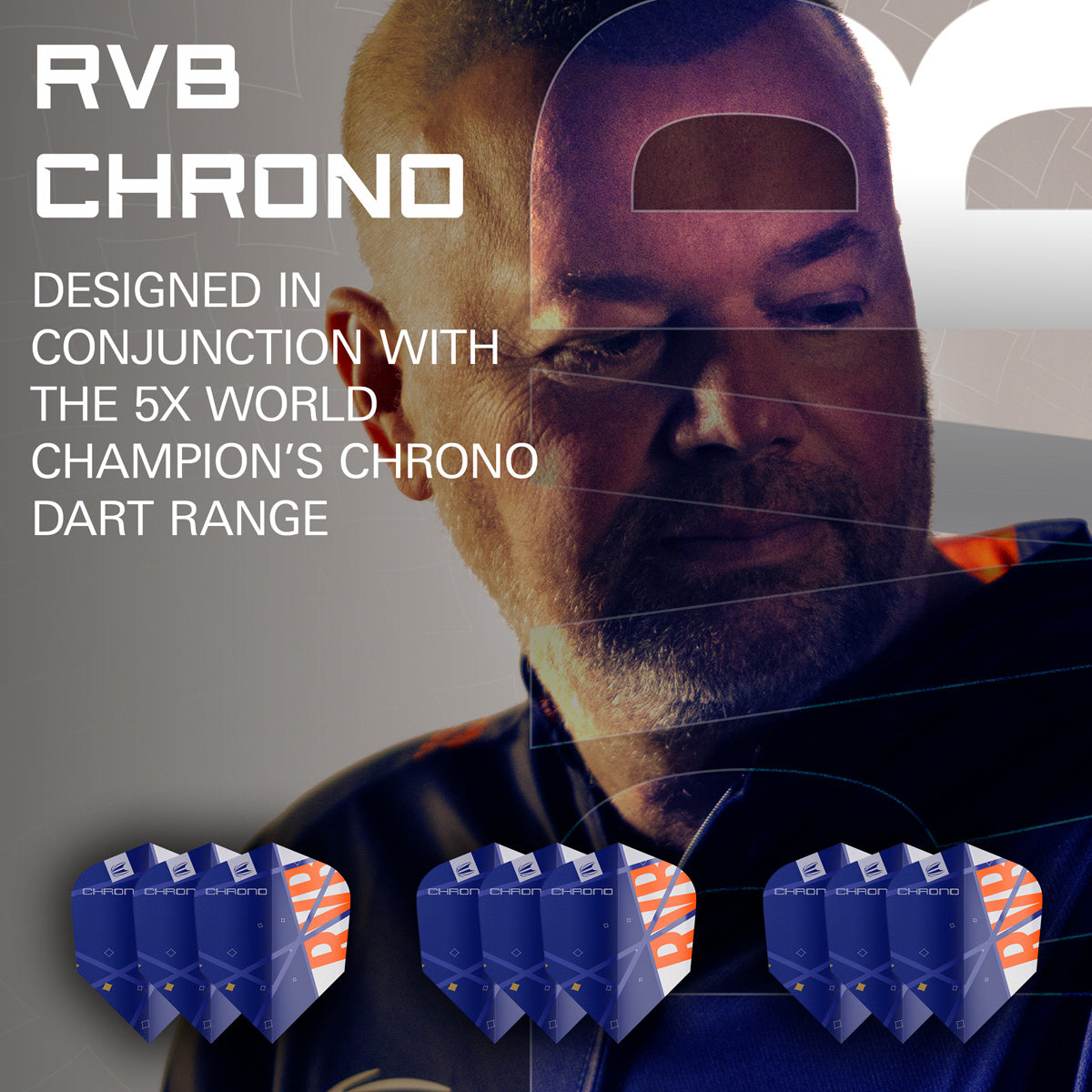 Raymond Van Barneveld Chrono Pro Ultra Dart Flights x 3 Sets by Target - view 16