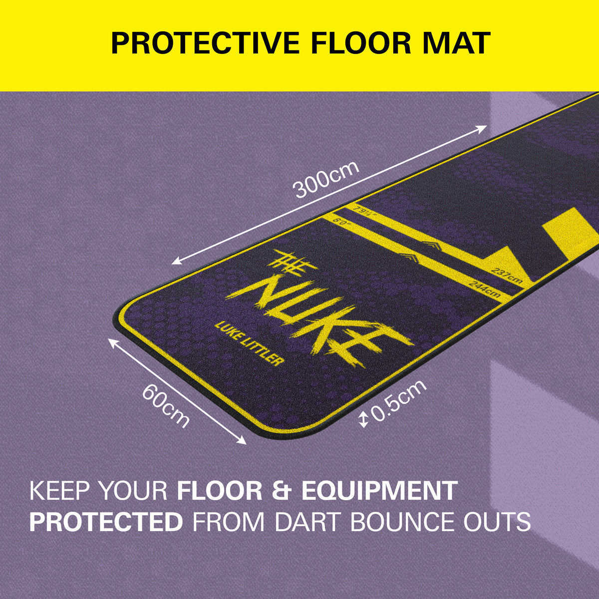 Luke 'The Nuke' Littler Dart Mat by Target - view 5
