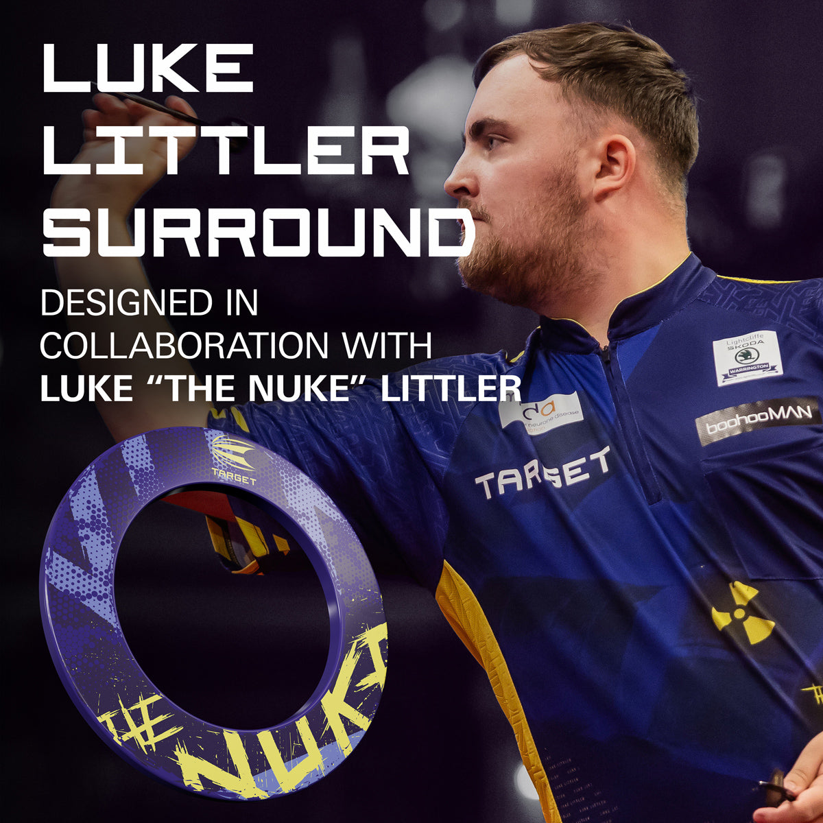 Luke 'The Nuke' Littler Dartboard Surround by Target - view 2