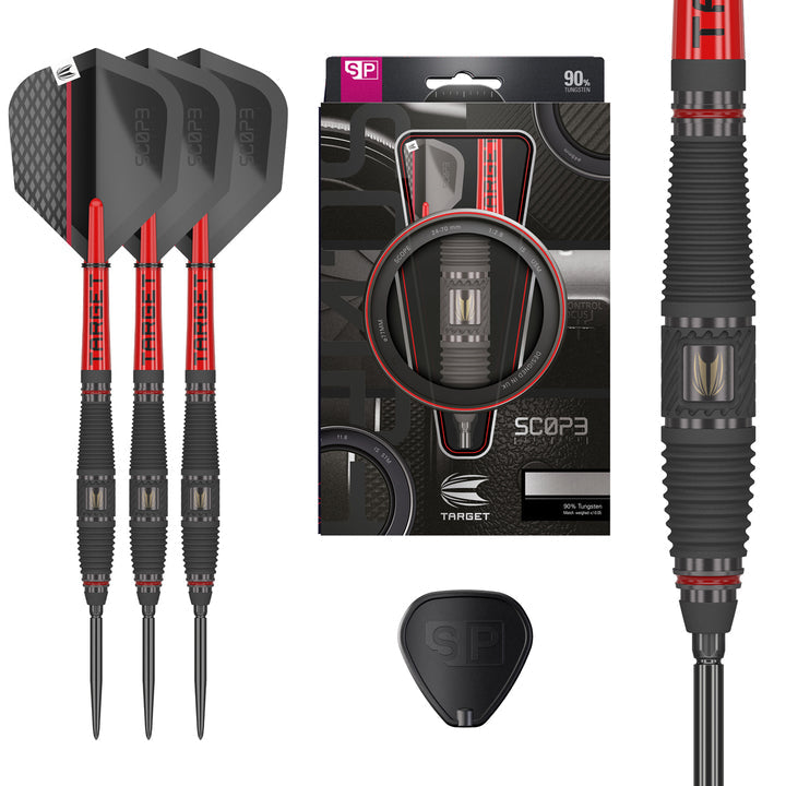 Scope 03 90% Tungsten SP Steel Tip Darts by Target - The Darts Shop