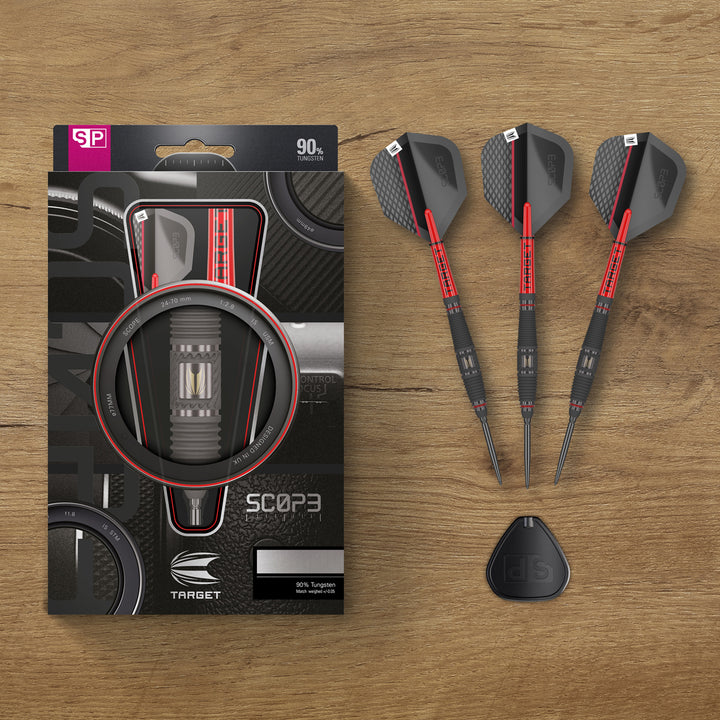 Scope 03 90% Tungsten SP Steel Tip Darts by Target - The Darts Shop