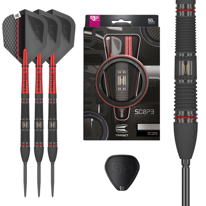 Scope 02 90% Tungsten SP Steel Tip Darts by Target - The Darts Shop