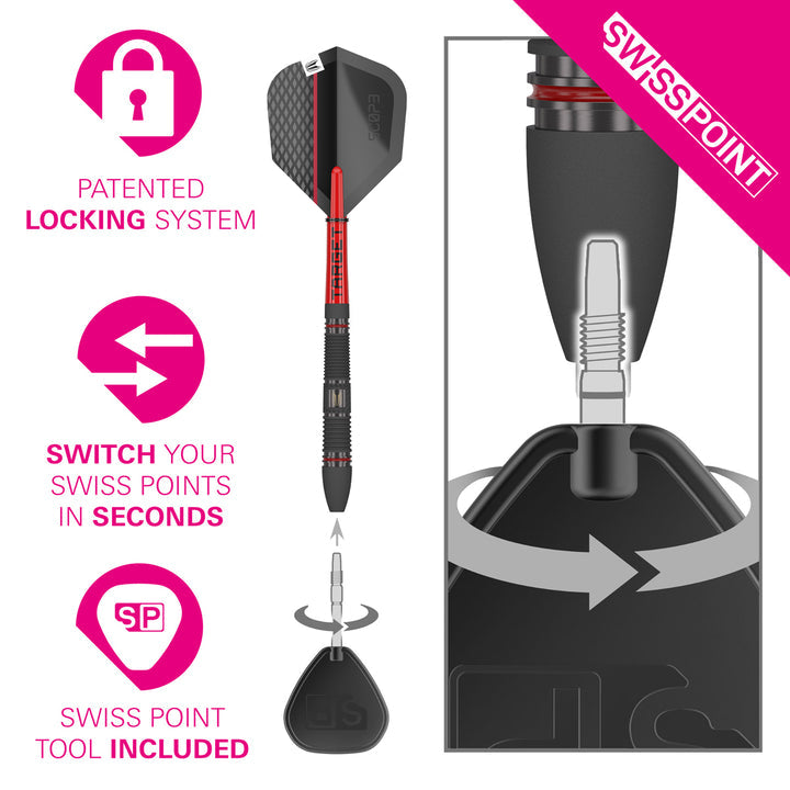 Scope 02 90% Tungsten SP Steel Tip Darts by Target - The Darts Shop