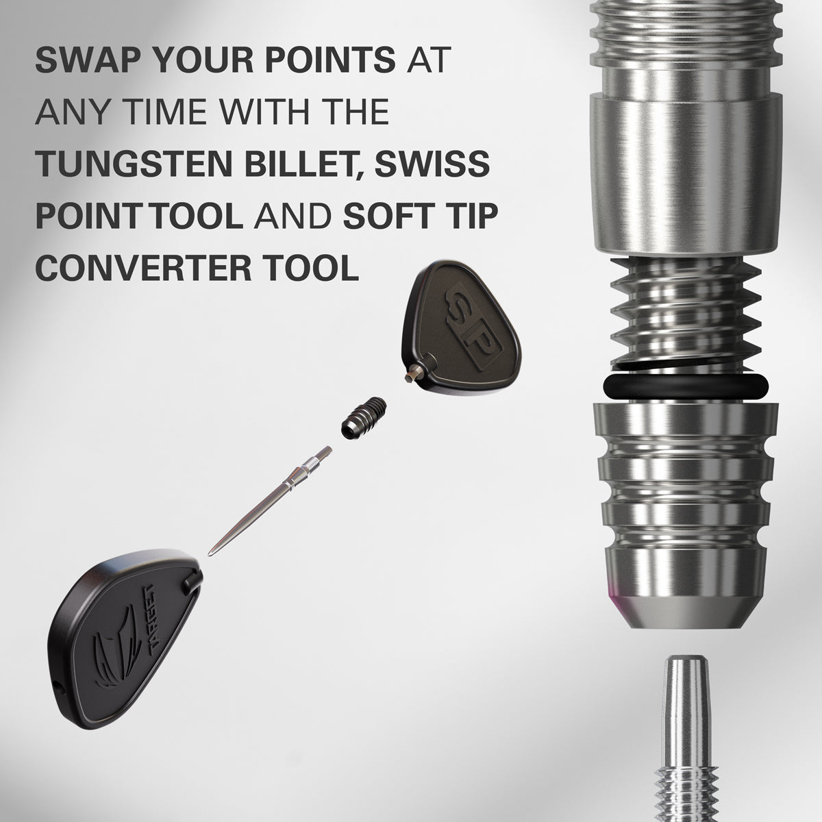 2ba Swiss Converter Black by Target - view 3