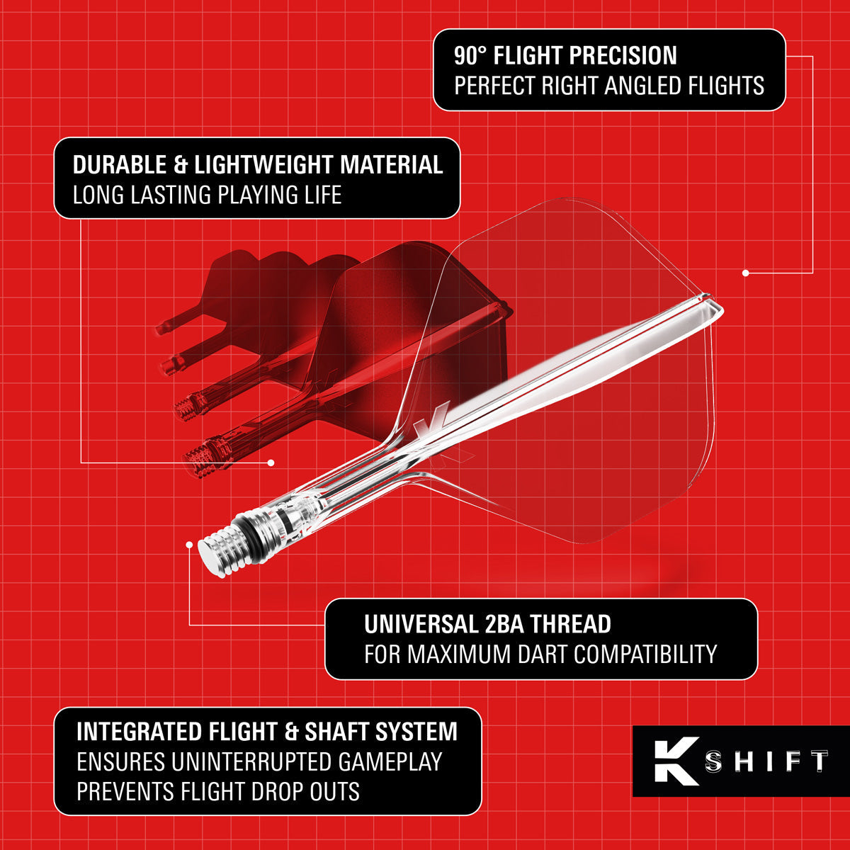 Target K-Shift Clear No2 Integrated Flights & Shafts - view 4