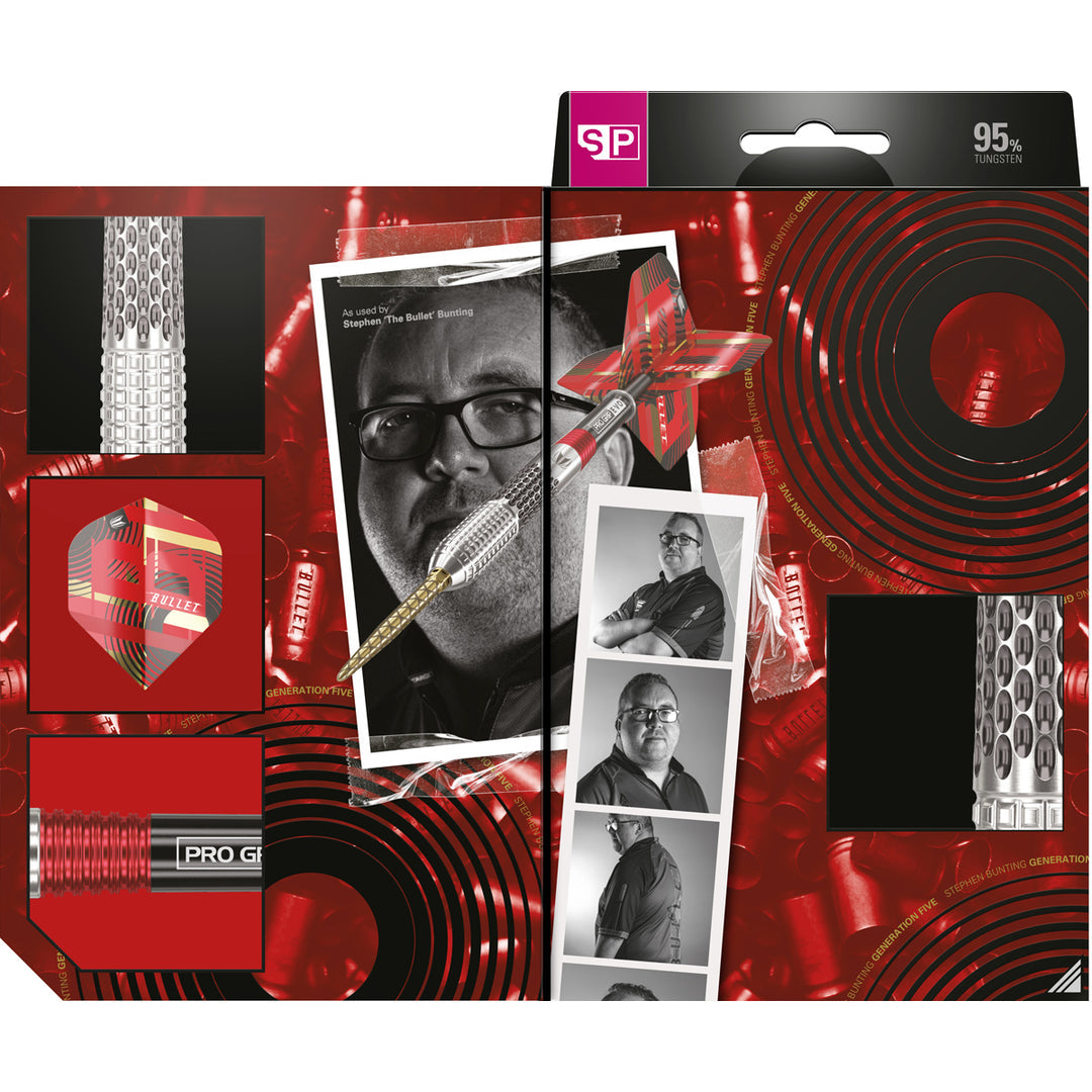 Stephen Bunting Gen 5 95% Tungsten SP Steel Tip Darts by Target - The Darts Shop