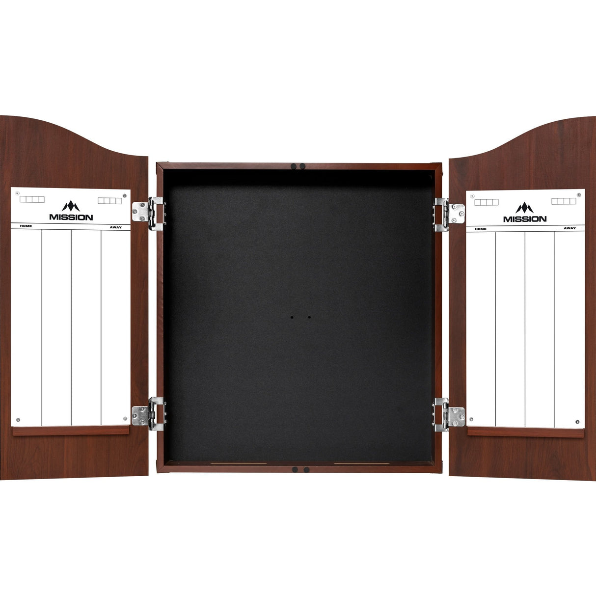 *Mission Dartboard Cabinet - Deluxe Quality - Plain Sedona Red - view 2