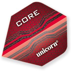 Unicorn Core 75 Standard T90 Red Dart Flights