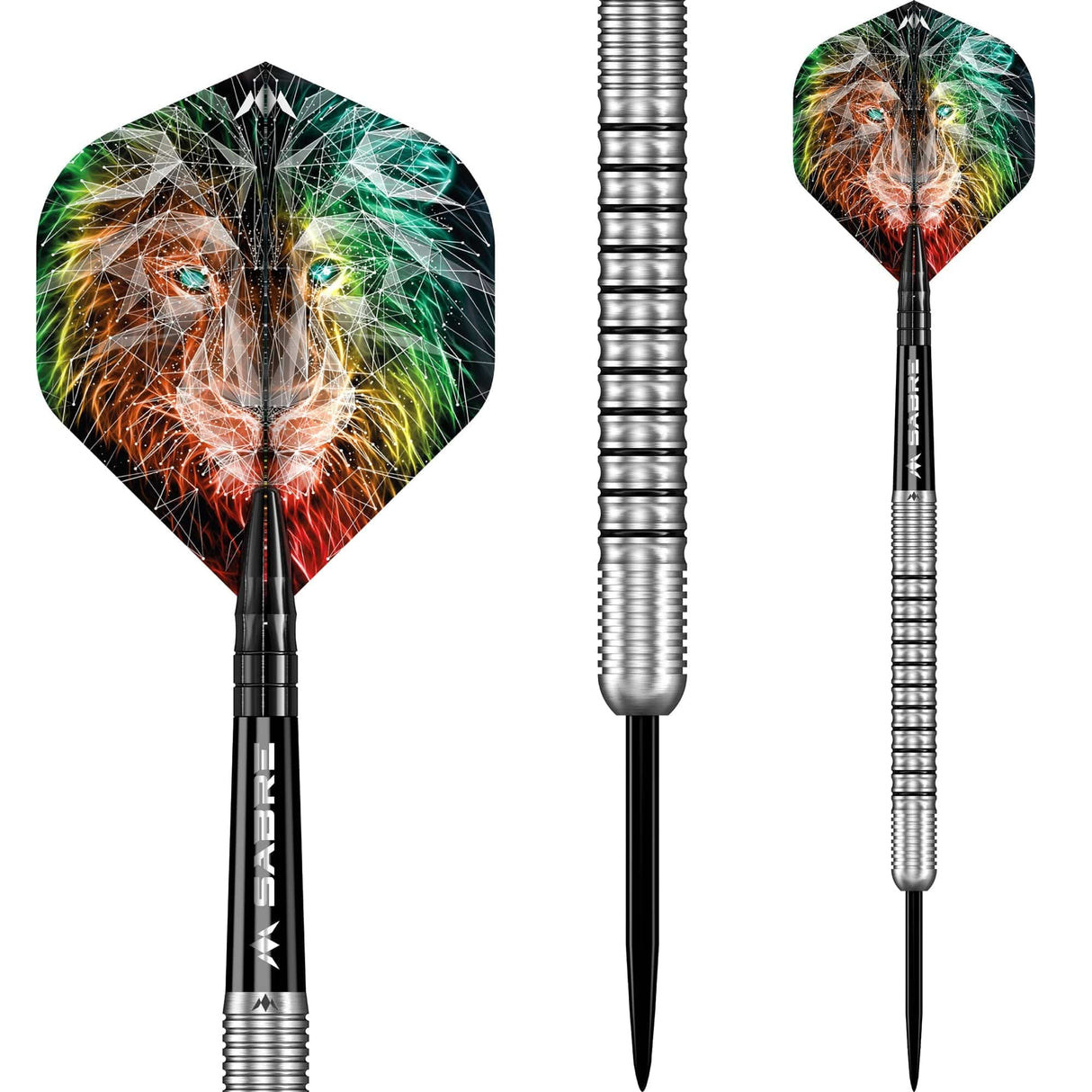 Mission Dominik Grüllich Darts - Steel Tip - 95% Tungsten - Silver-Black Rings - view 2
