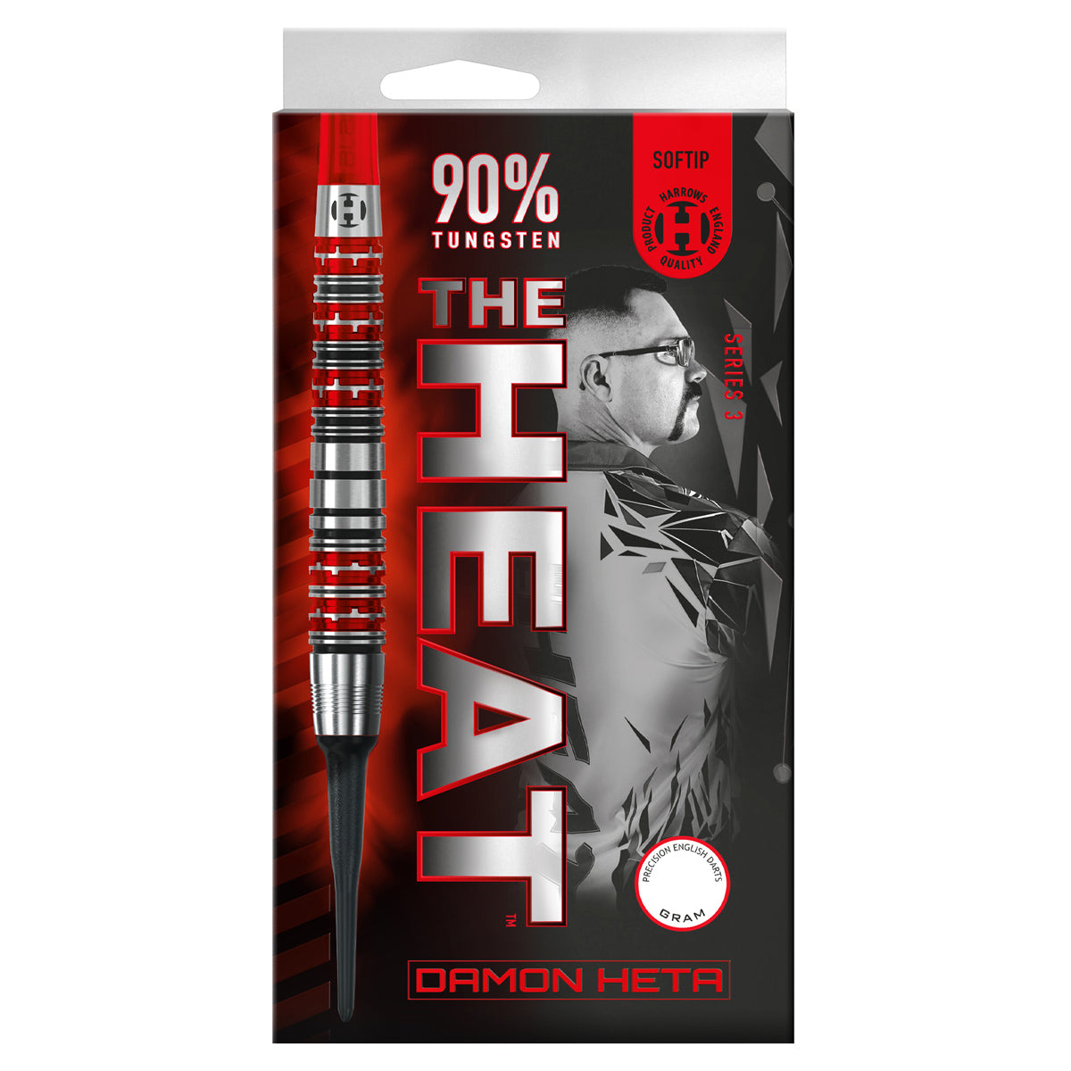 Damon Heta Series 3 90% Tungsten Soft Tip Darts by Harrows - view 5