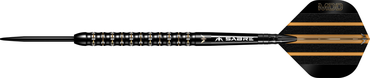 Mission Mike De Decker Darts - Steel Tip - 95% Tungsten - Black & Gold PVD - The Darts Shop
