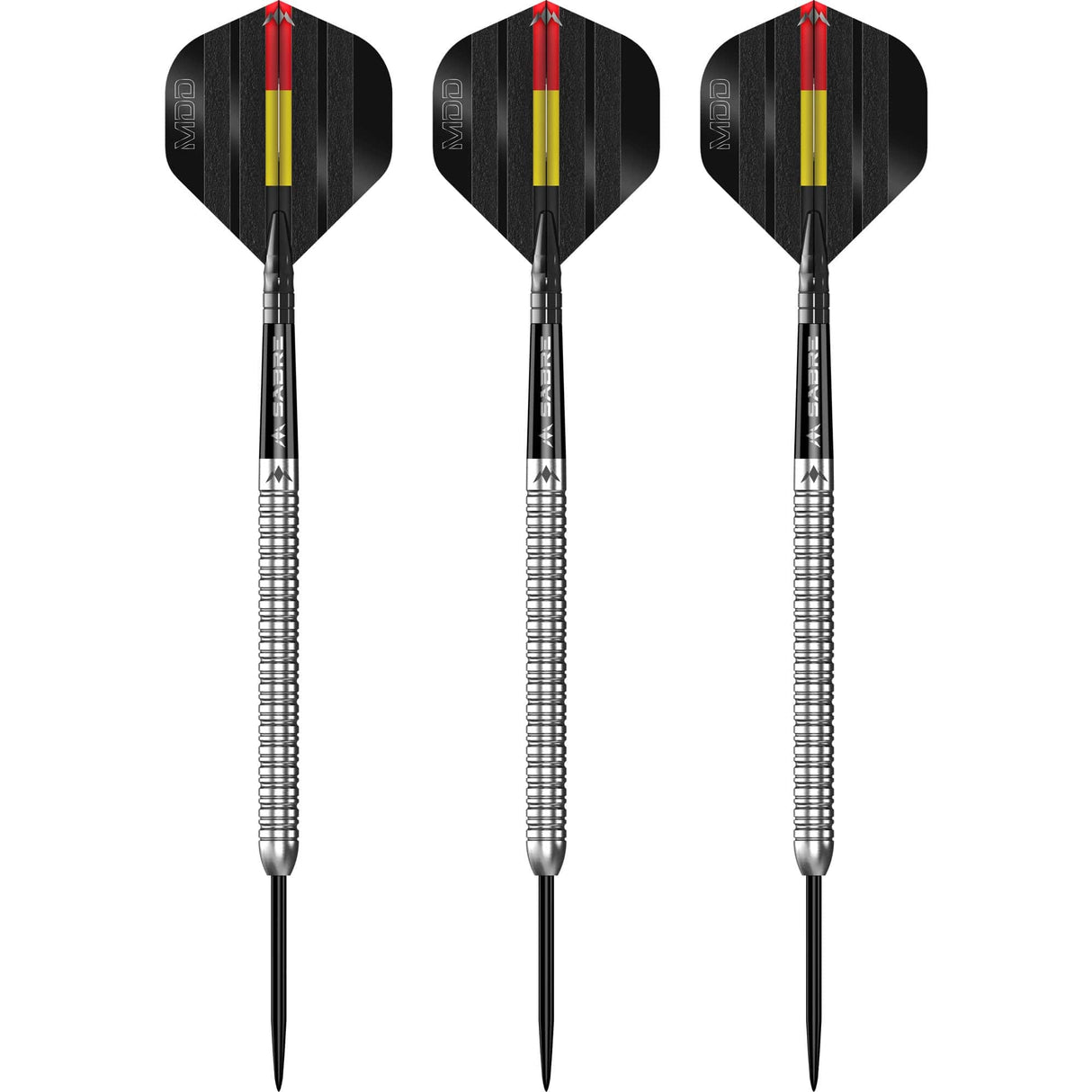 Mission Mike De Decker Darts - Steel Tip - 95% Tungsten - Silver - The Darts Shop