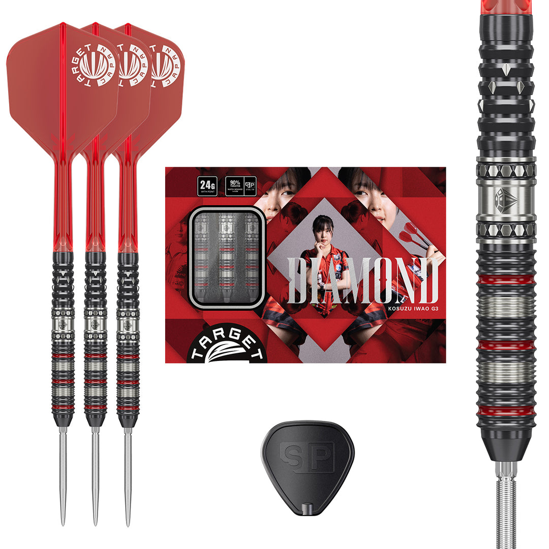 Diamond G3 90% Tungsten Steel Tip Darts by Target Japan - The Darts Shop