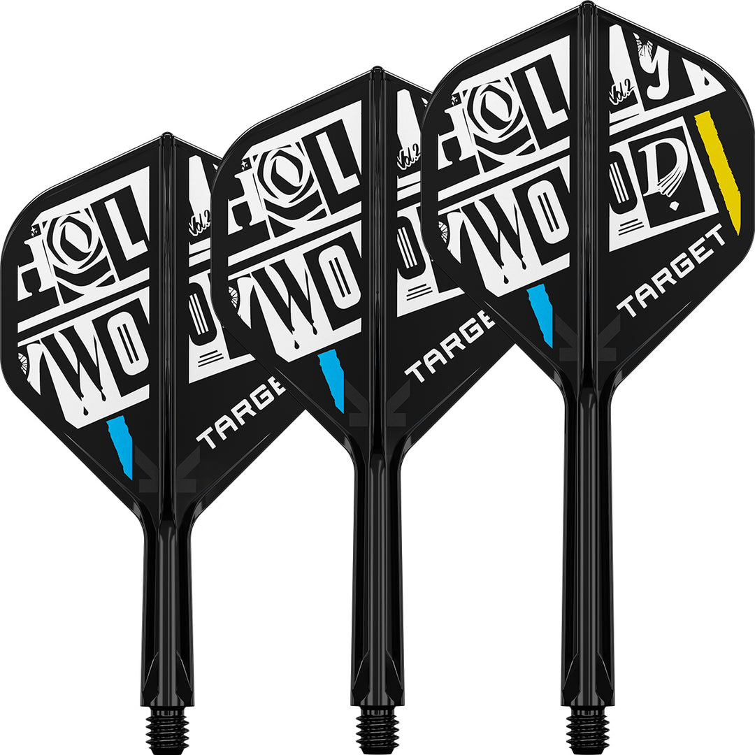 Chris Dobey No2 K-Flex One Piece Dart Flights by Target - The Darts Shop