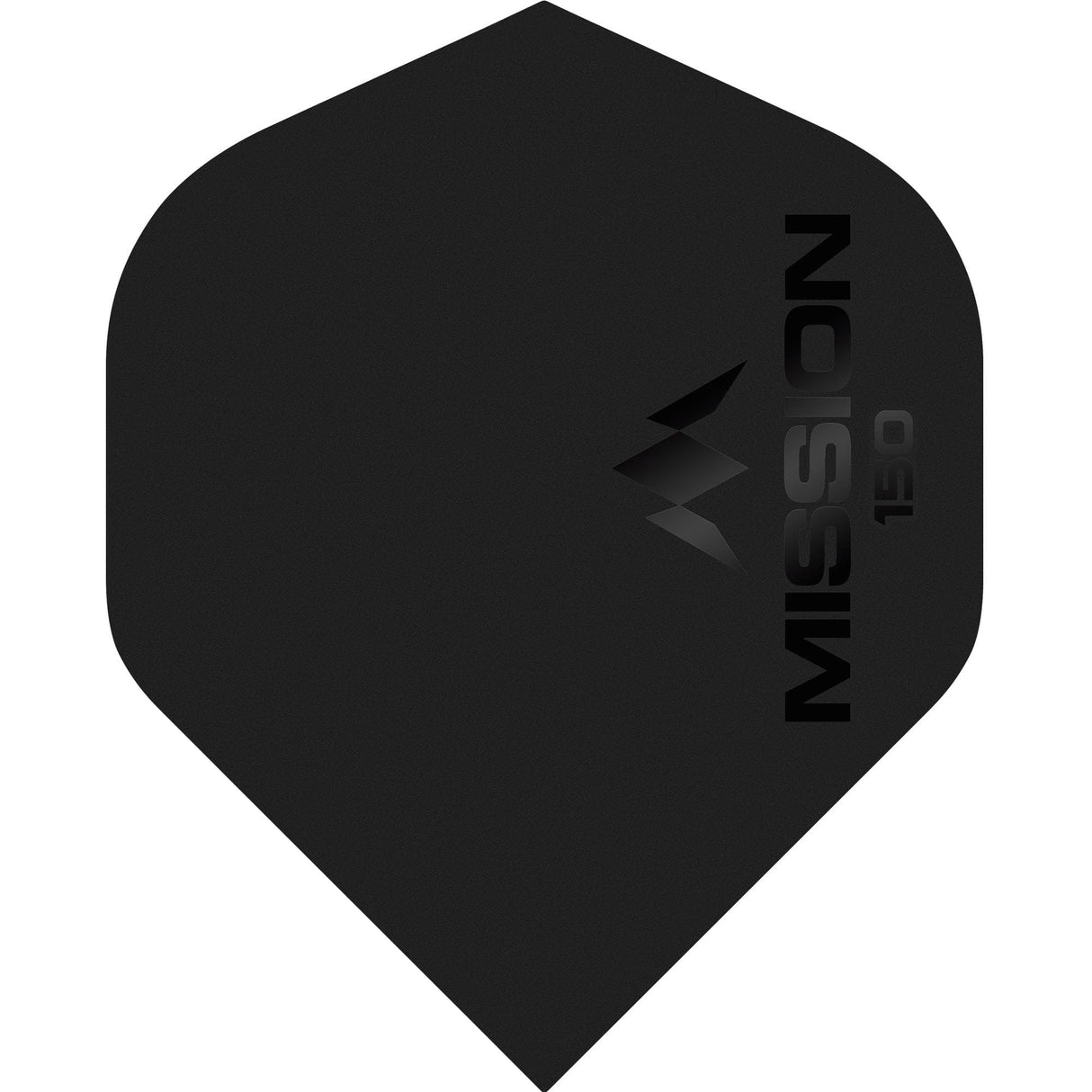 Mission Logo 150 Dart Flights - 150 Micron - No2 - Std - Matt - view 2