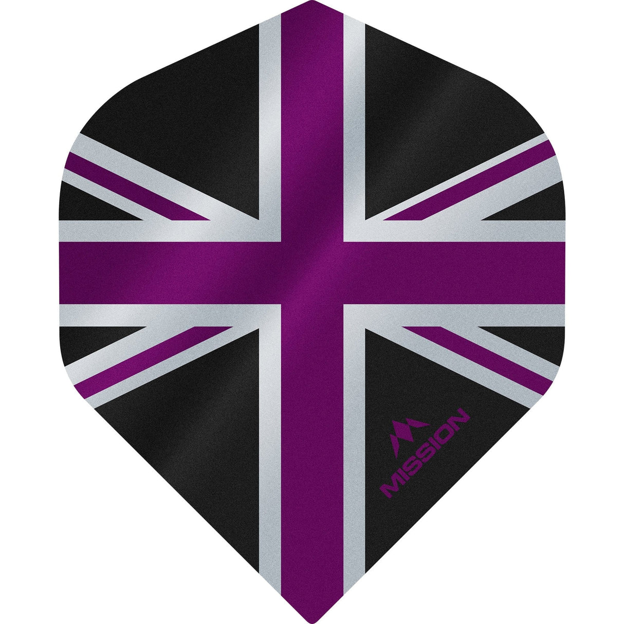 *Mission Alliance Union Jack Dart Flights - No2 - Std - Black - view 6