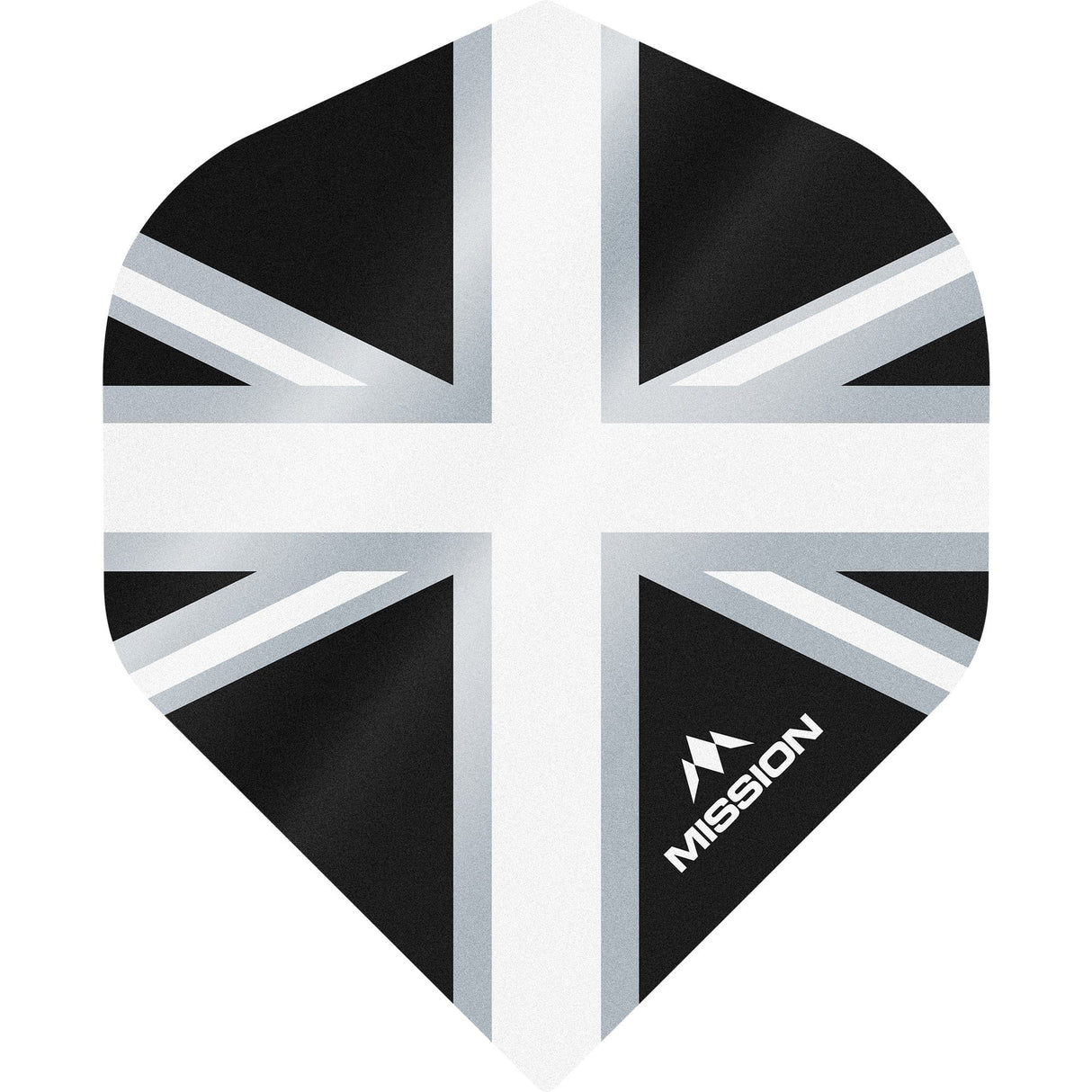 *Mission Alliance Union Jack Dart Flights - No2 - Std - Black - view 9
