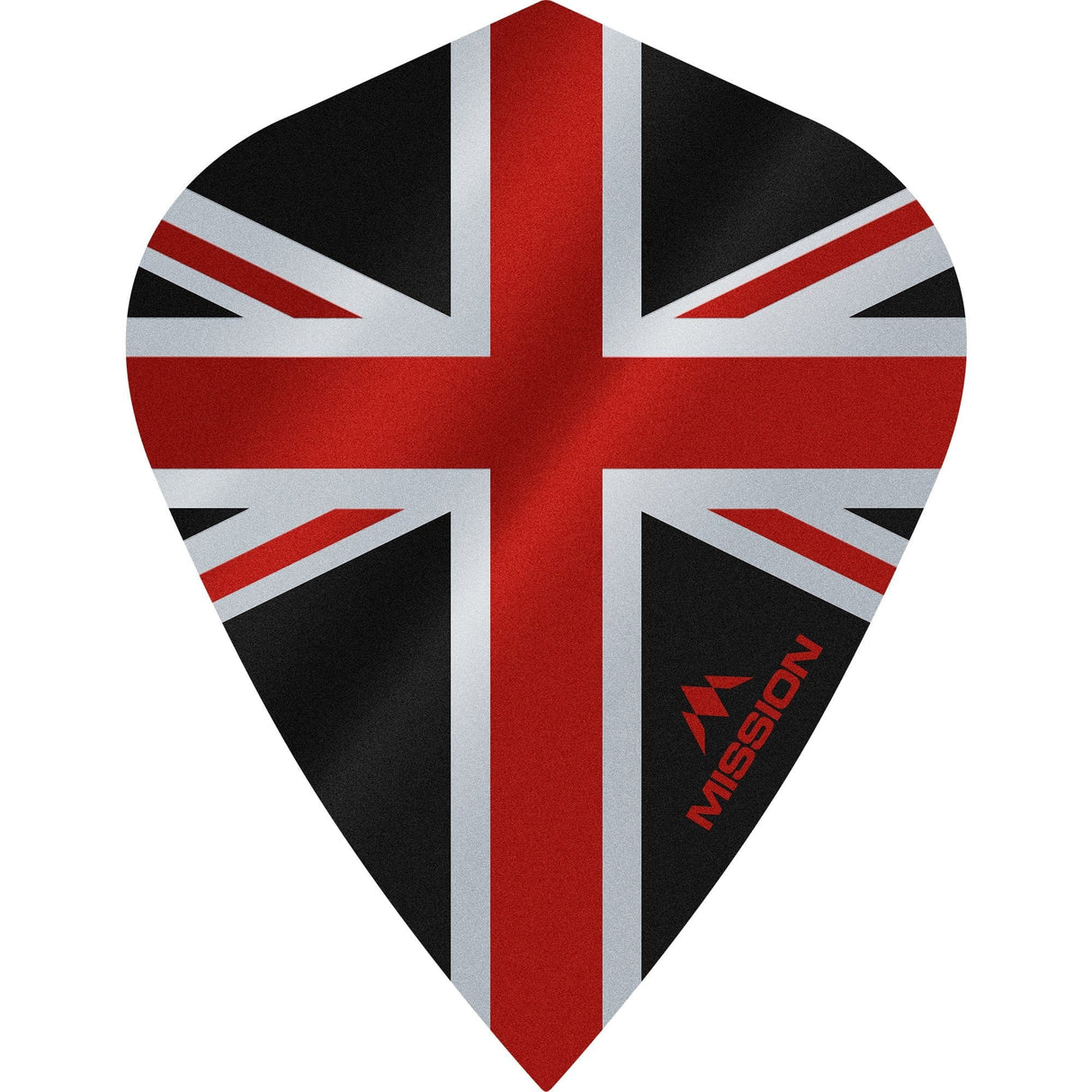 *Mission Alliance Union Jack Dart Flights - Kite - Black - view 2