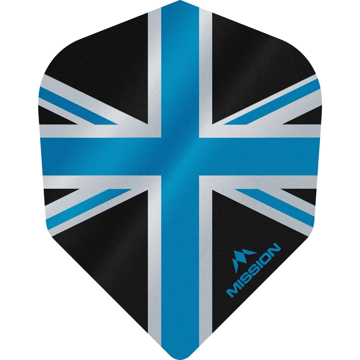 *Mission Alliance Union Jack Dart Flights - No6 - Std - Black - view 4