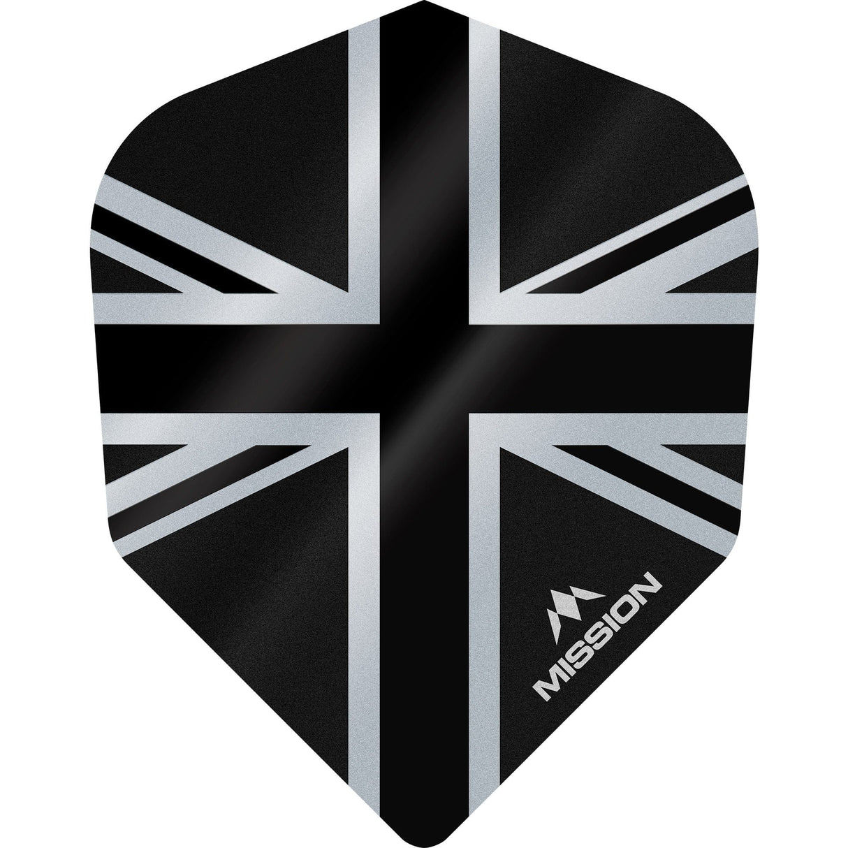 *Mission Alliance Union Jack Dart Flights - No6 - Std - Black - view 7