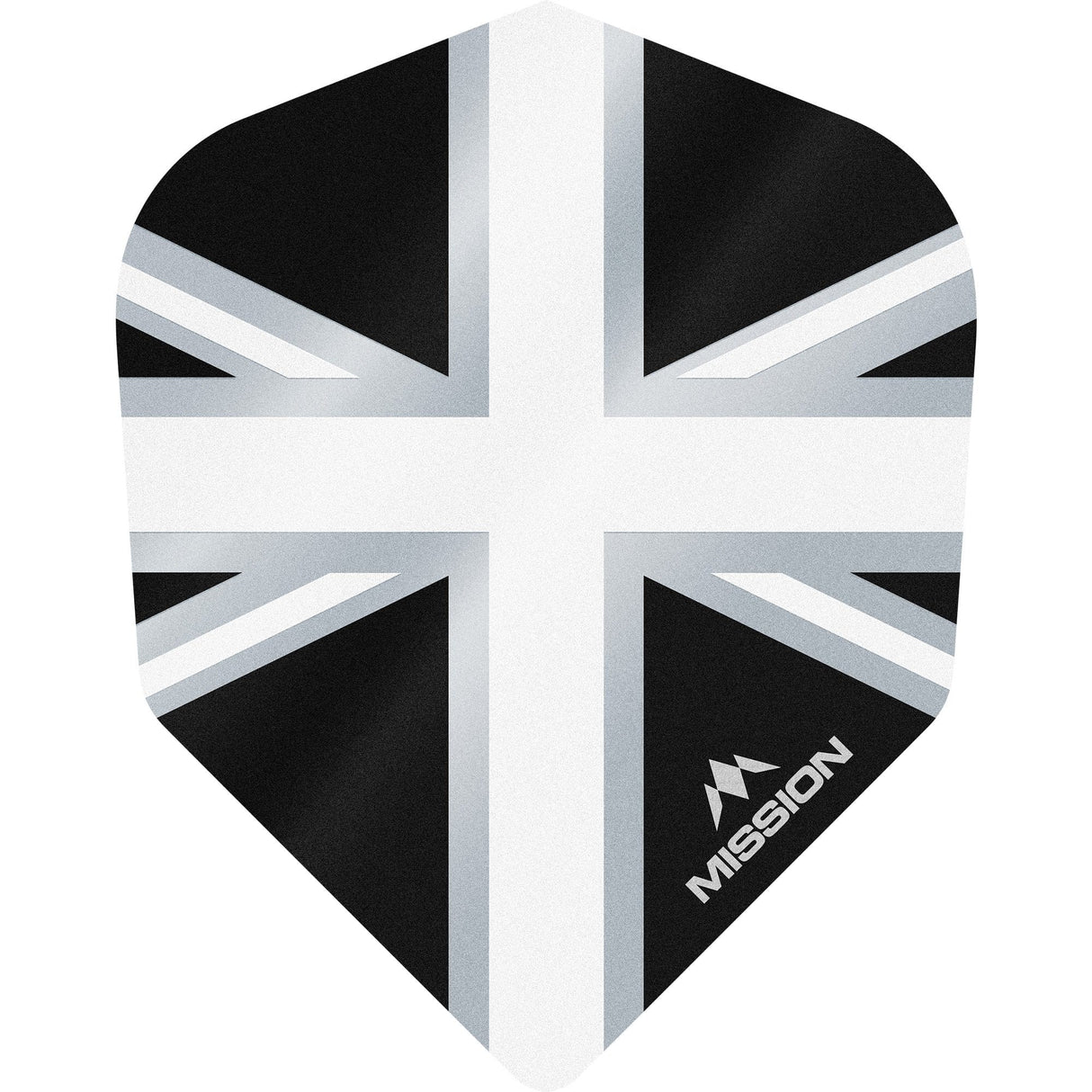 *Mission Alliance Union Jack Dart Flights - No6 - Std - Black - view 9