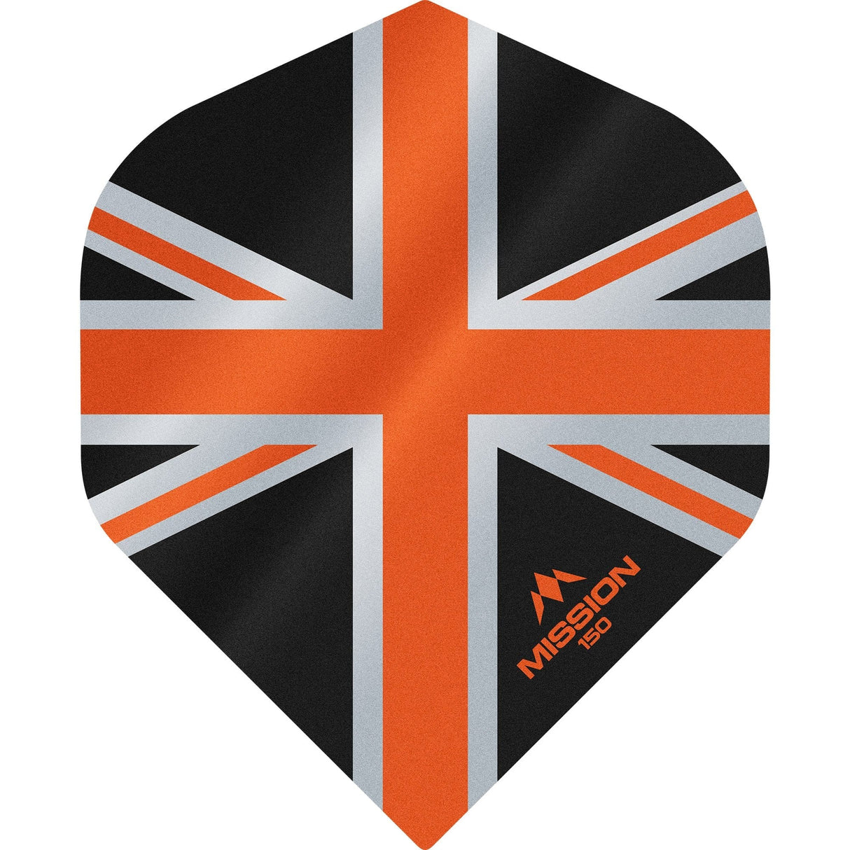 *Mission Alliance Union Jack Dart Flights - 150 - No2 - Black - view 6
