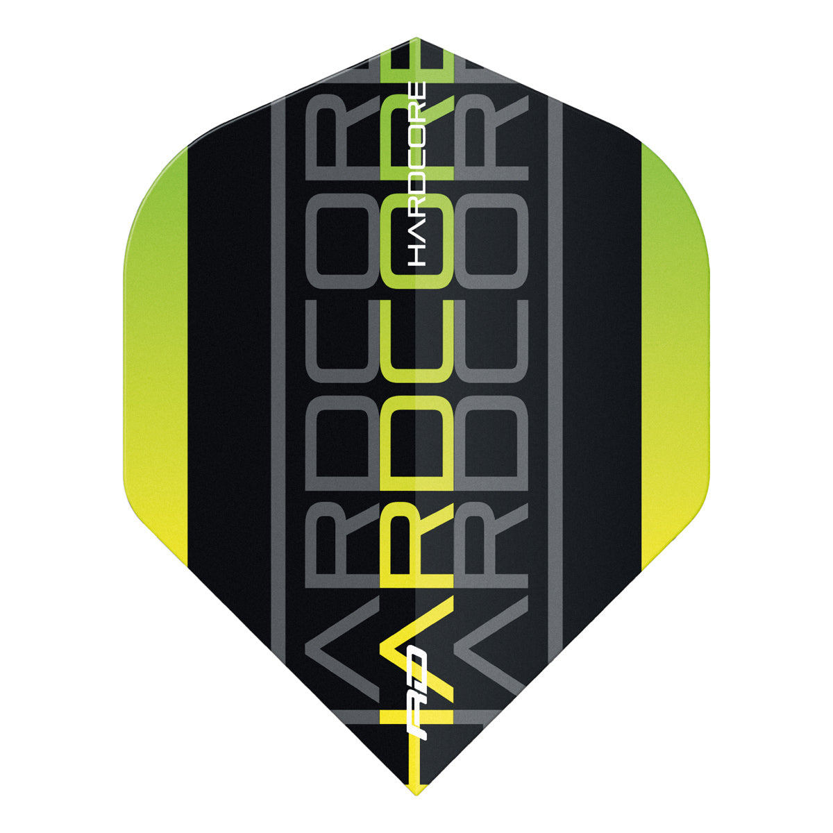 Hardcore XT Yellow Triple Standard Dart Flights by Red Dragon