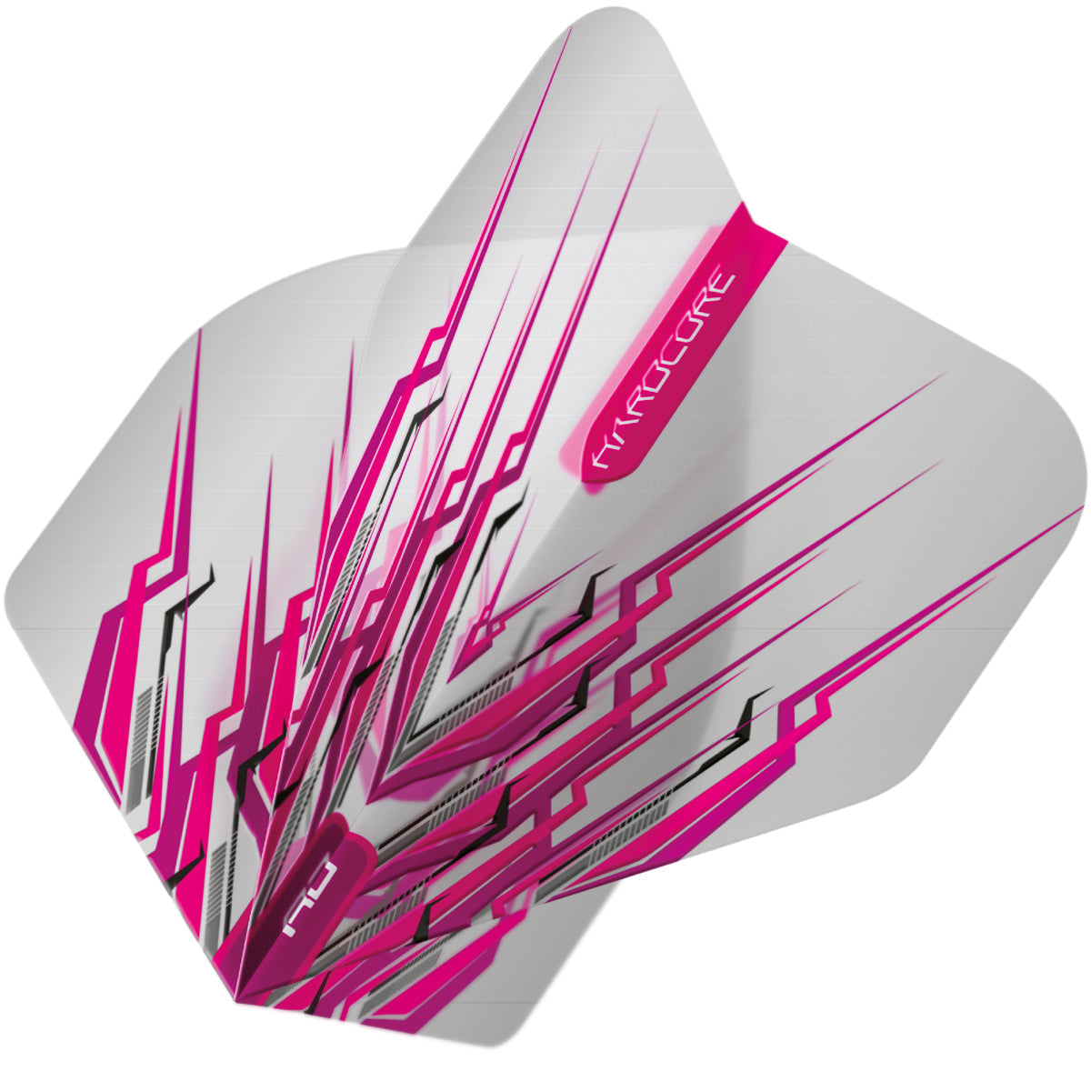 Hardcore Snakebite Pink Mohawk Standard Dart Flights by Red Dragon - view 3
