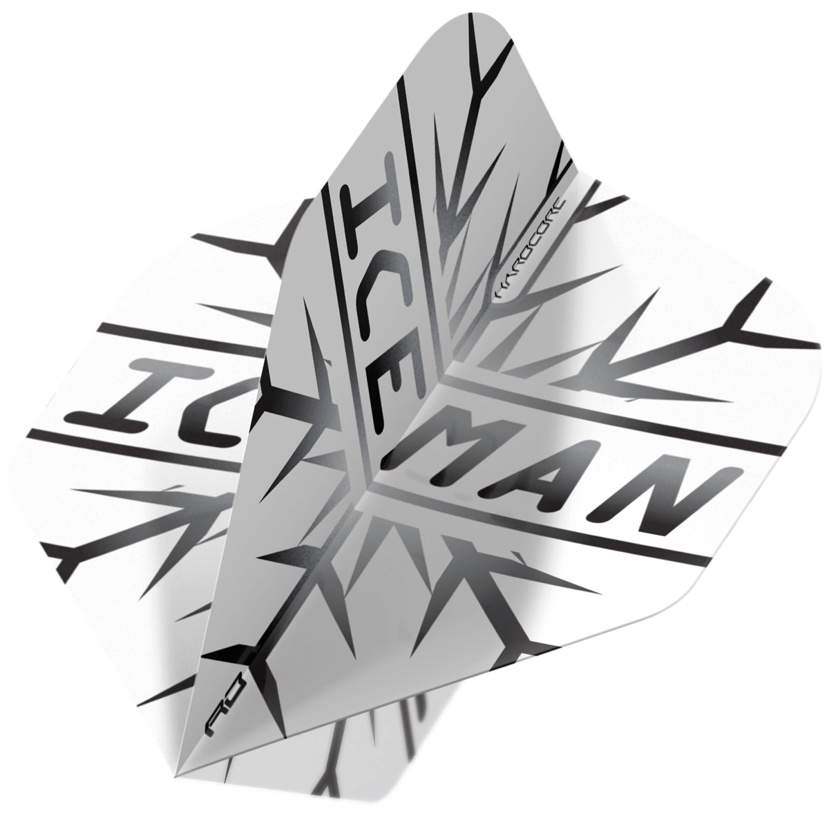 Hardcore Gerwyn Price Grey Snowflake Standard Dart Flights by Red Dragon - view 3