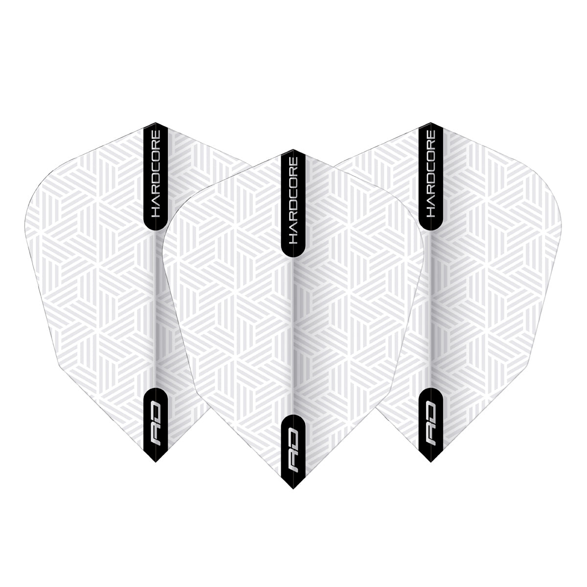 White V-Standard Dart Flights by Red Dragon - view 2