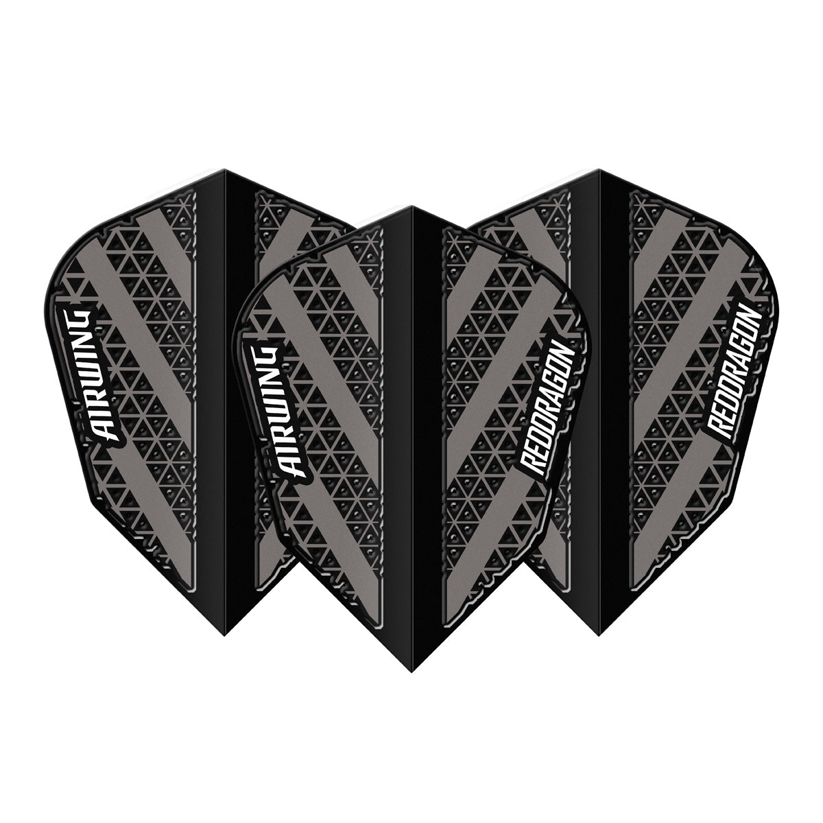 Airwing Black & Grey V-Standard Dart Flights by Red Dragon - view 2