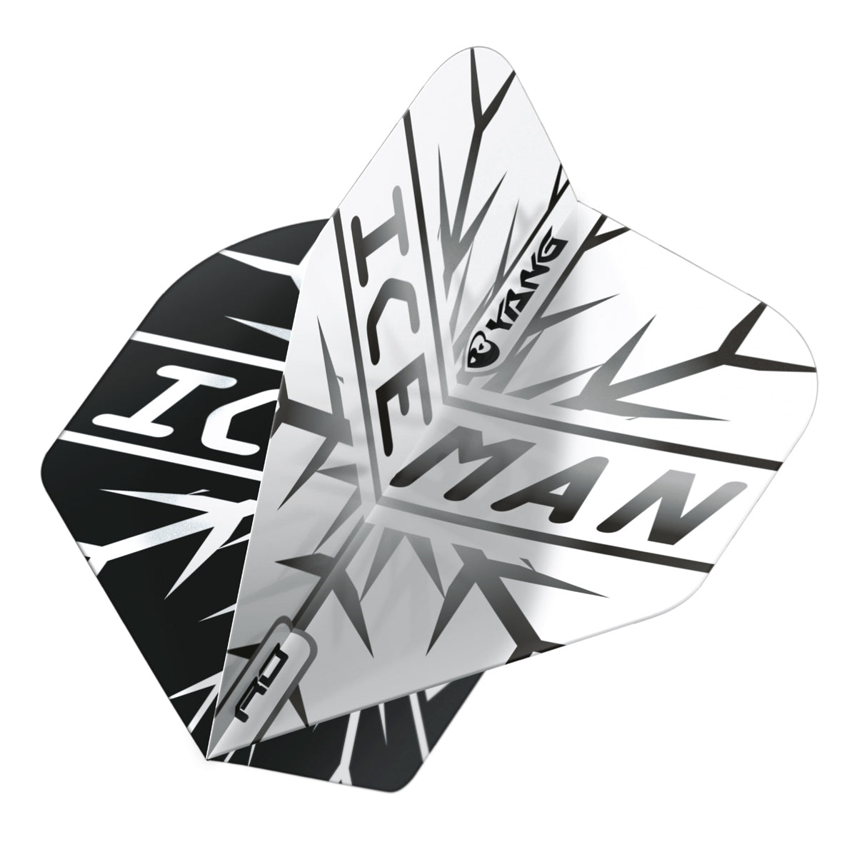 Gerwyn Price Black & White Yin Yang Standard Dart Flights by Red Dragon - view 2