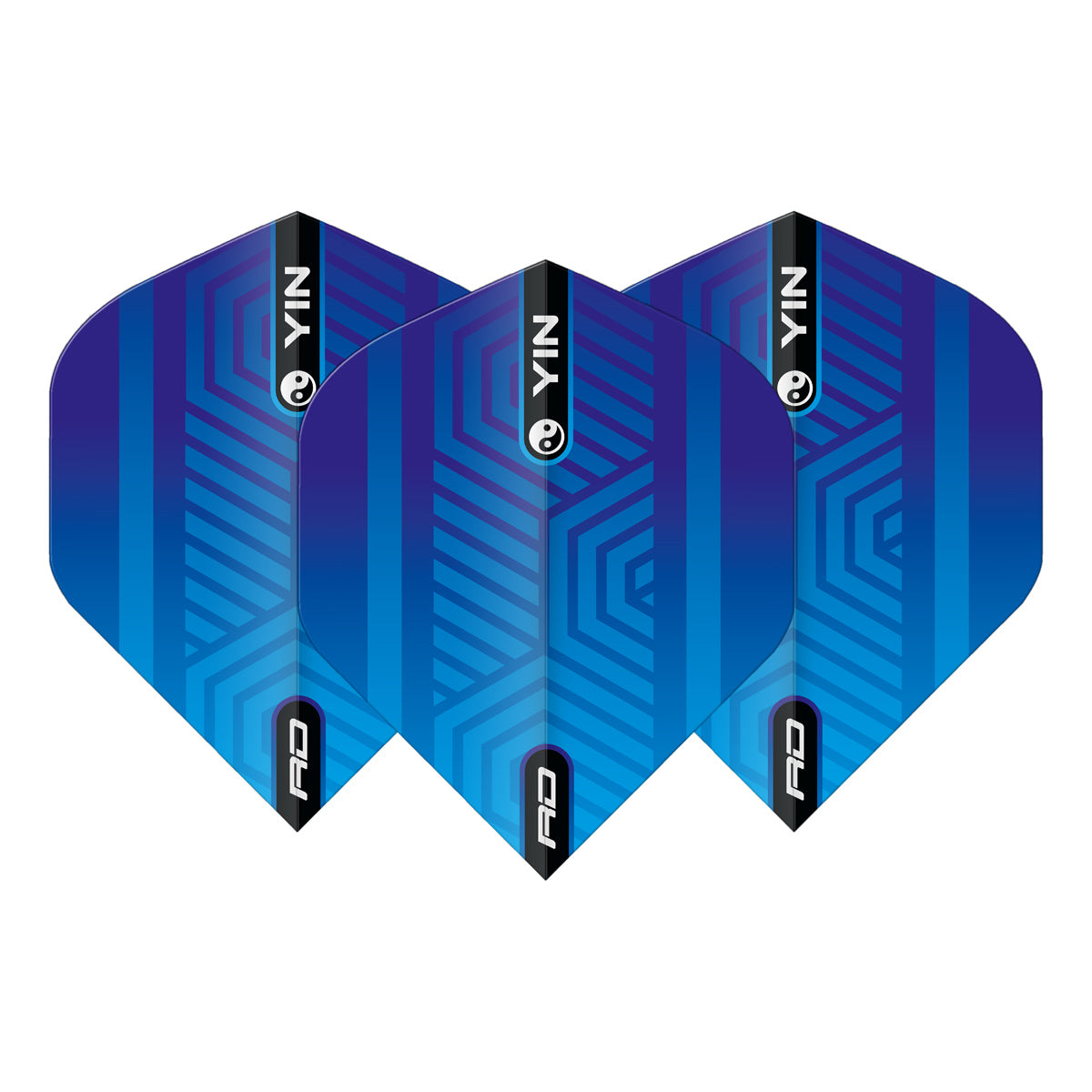Yin Yang Blue & Green Standard Dart Flights by Red Dragon - view 6