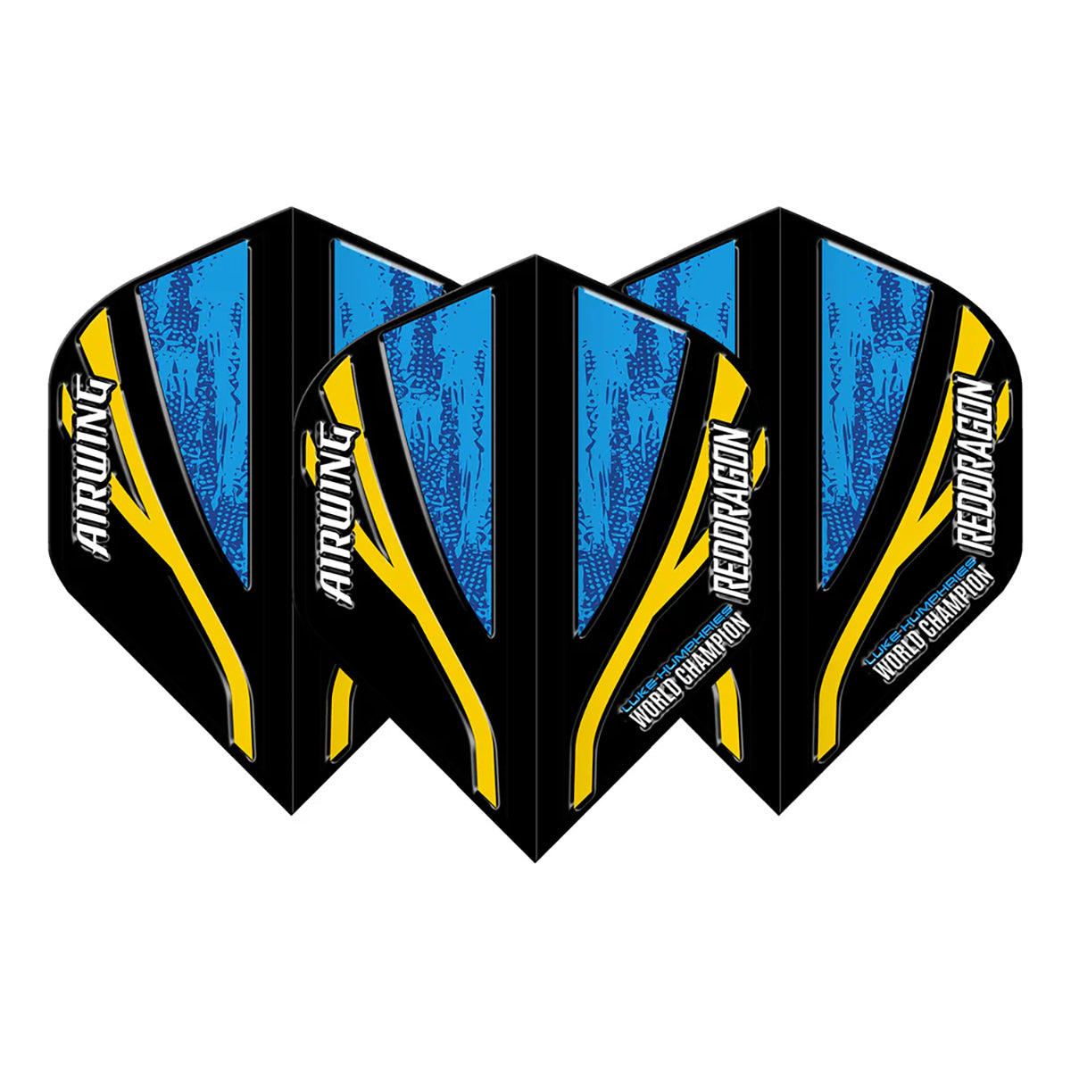 Airwing Luke Humphries World Champion Black Standard Dart Flights by Red Dragon - view 2