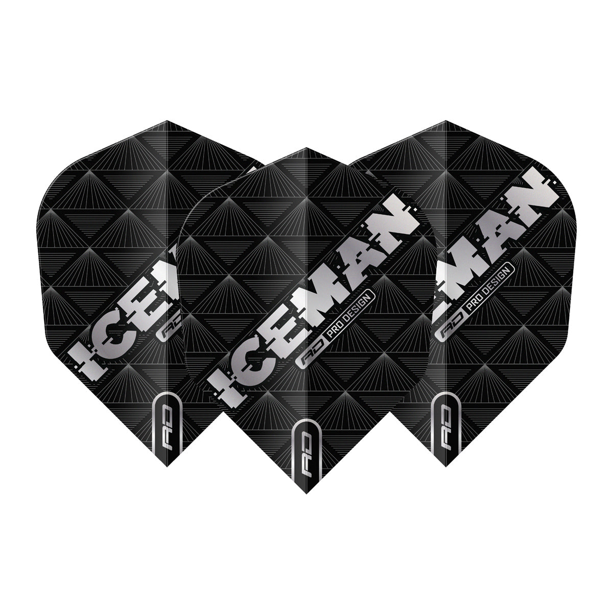Gerwyn Price Black Hardcore No6 Dart Flights by Red Dragon - view 2
