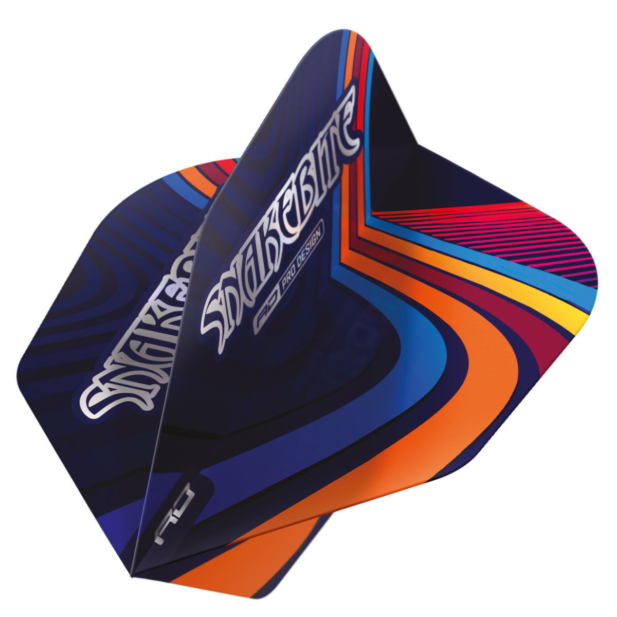 Snakebite Multi Swirl Hardcore No6 Dart Flights by Red Dragon - view 3