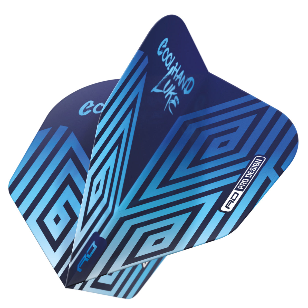 Coolhand Luke Blue Hardcore No6 Dart Flights by Red Dragon - view 3