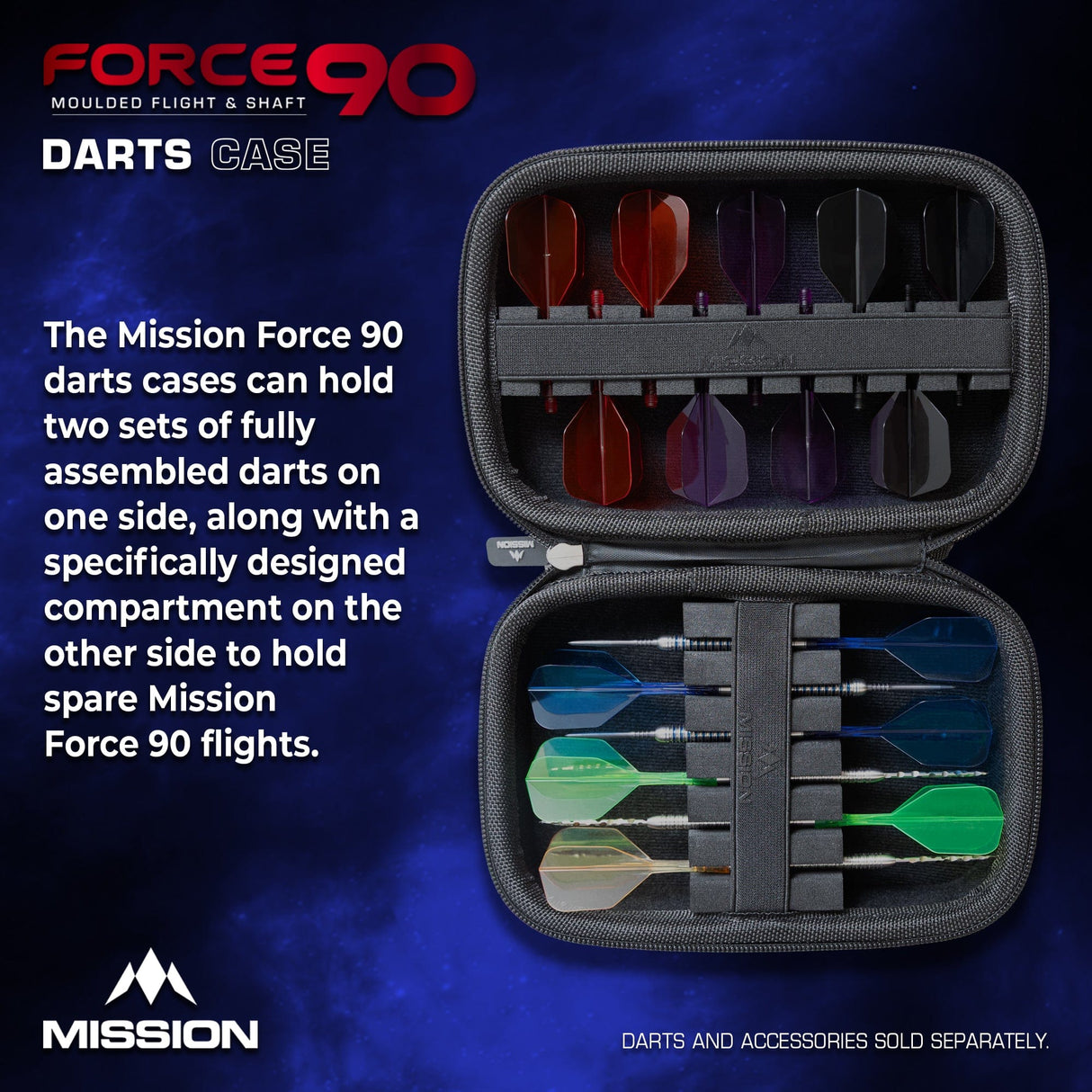 Mission Force 90 Dart Case - EVA Moulded Wallet - Large - view 2