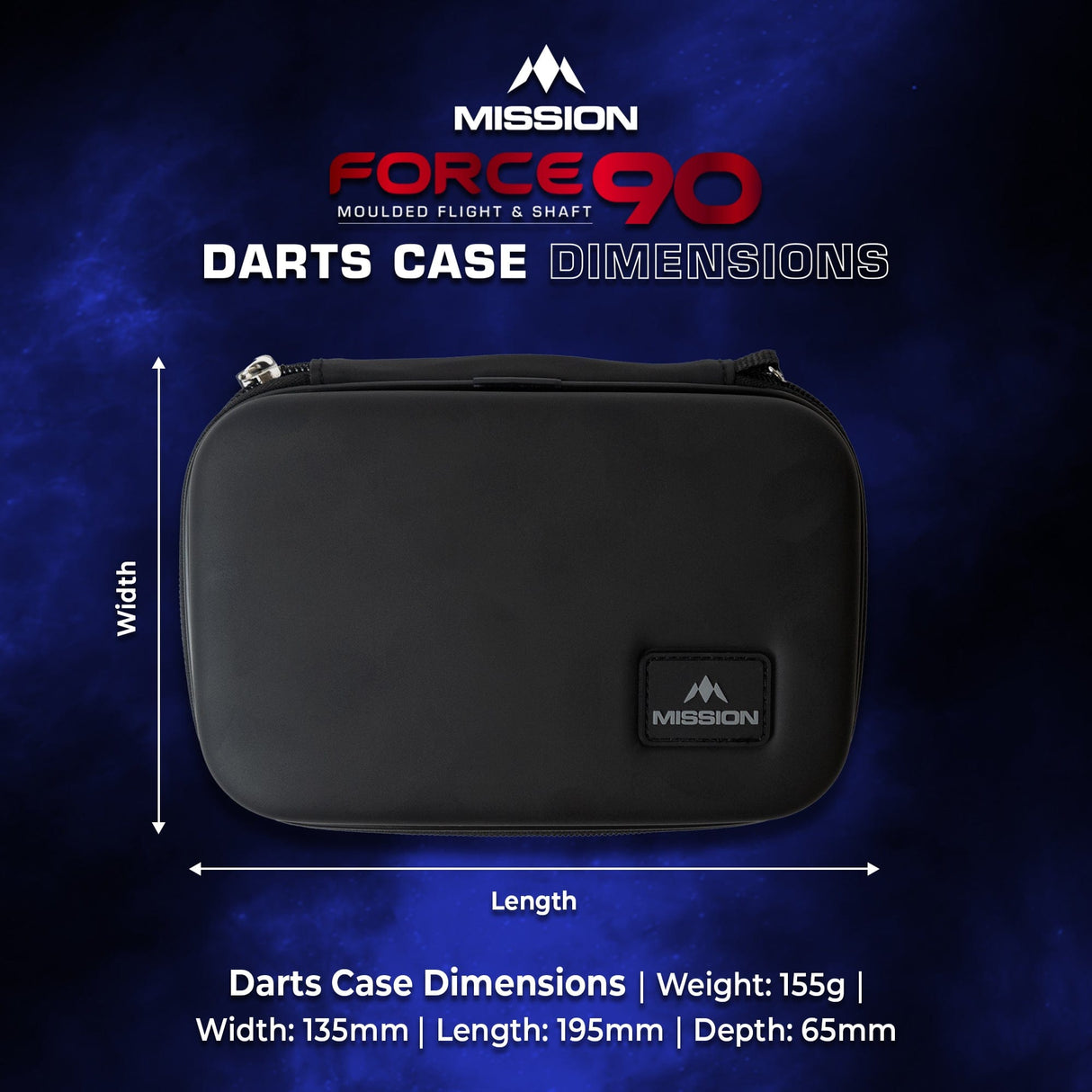 Mission Force 90 Dart Case - EVA Moulded Wallet - Large - view 5