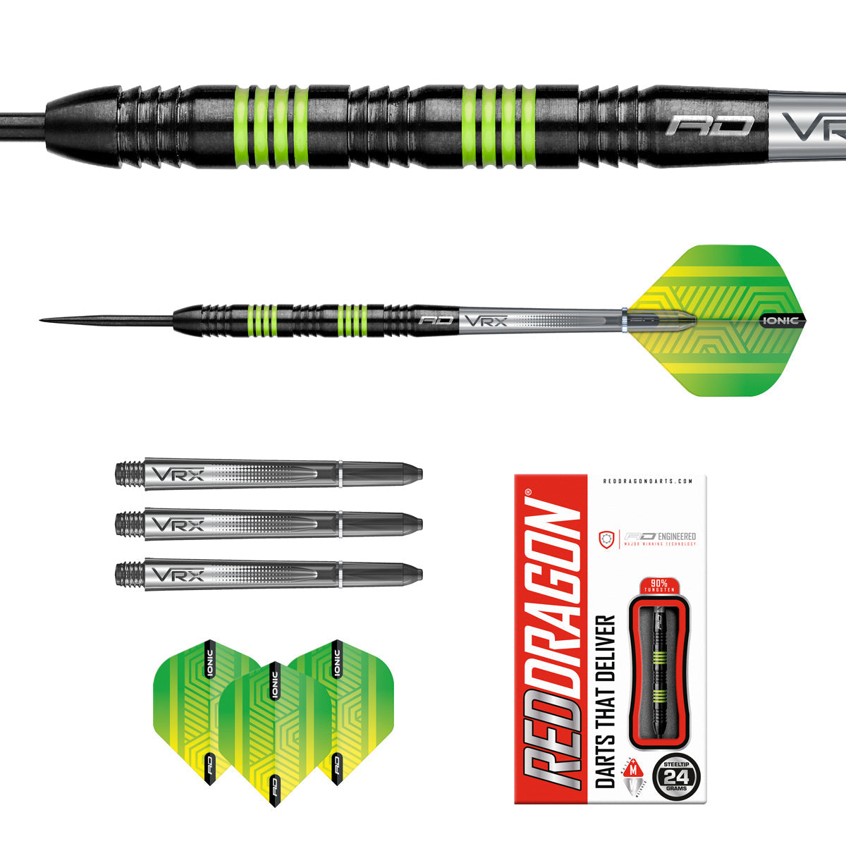 Freestyle 90% Tungsten Steel Tip Darts by Red Dragon - view 12