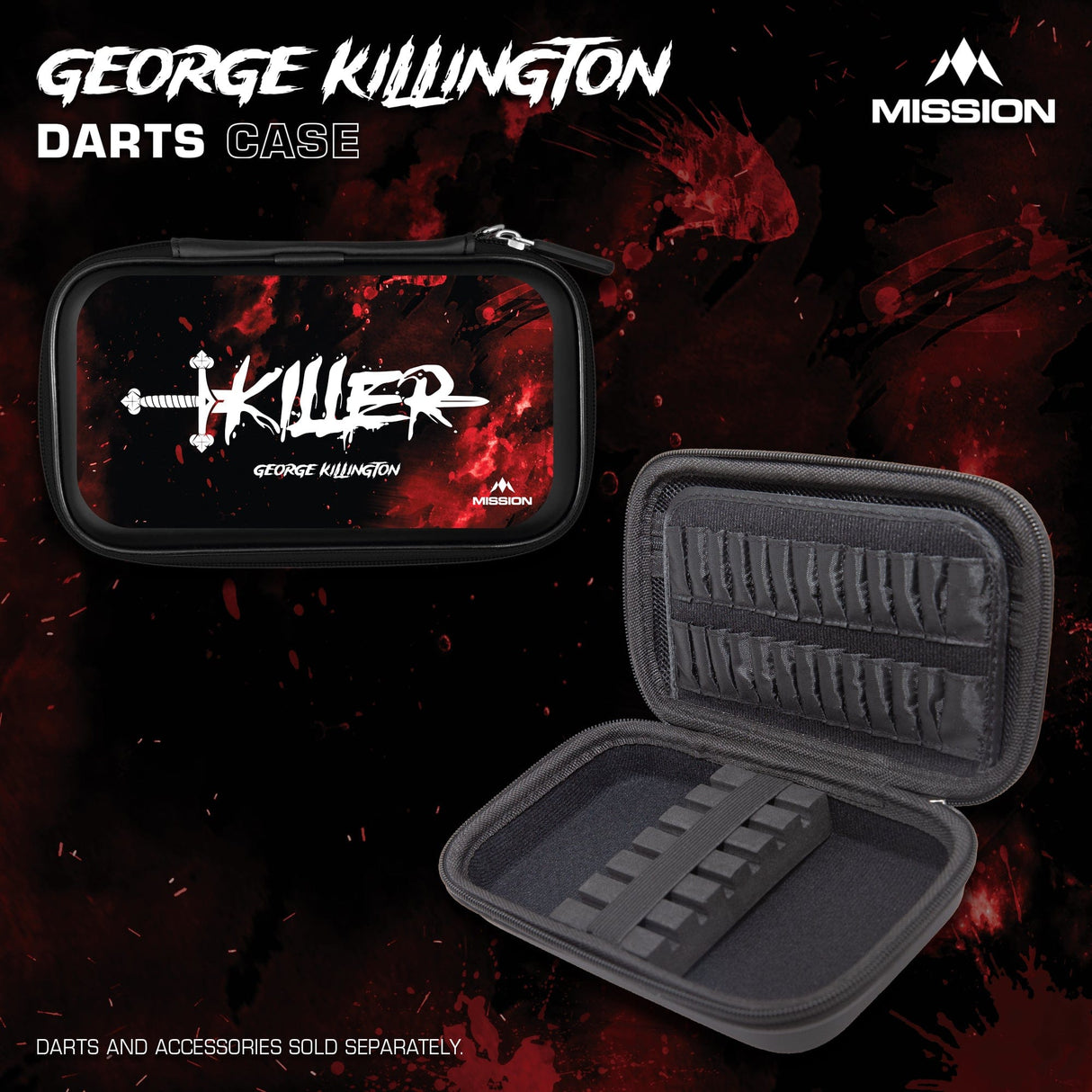 Mission Darts Players- EVA Dart Case - George Killington - view 6
