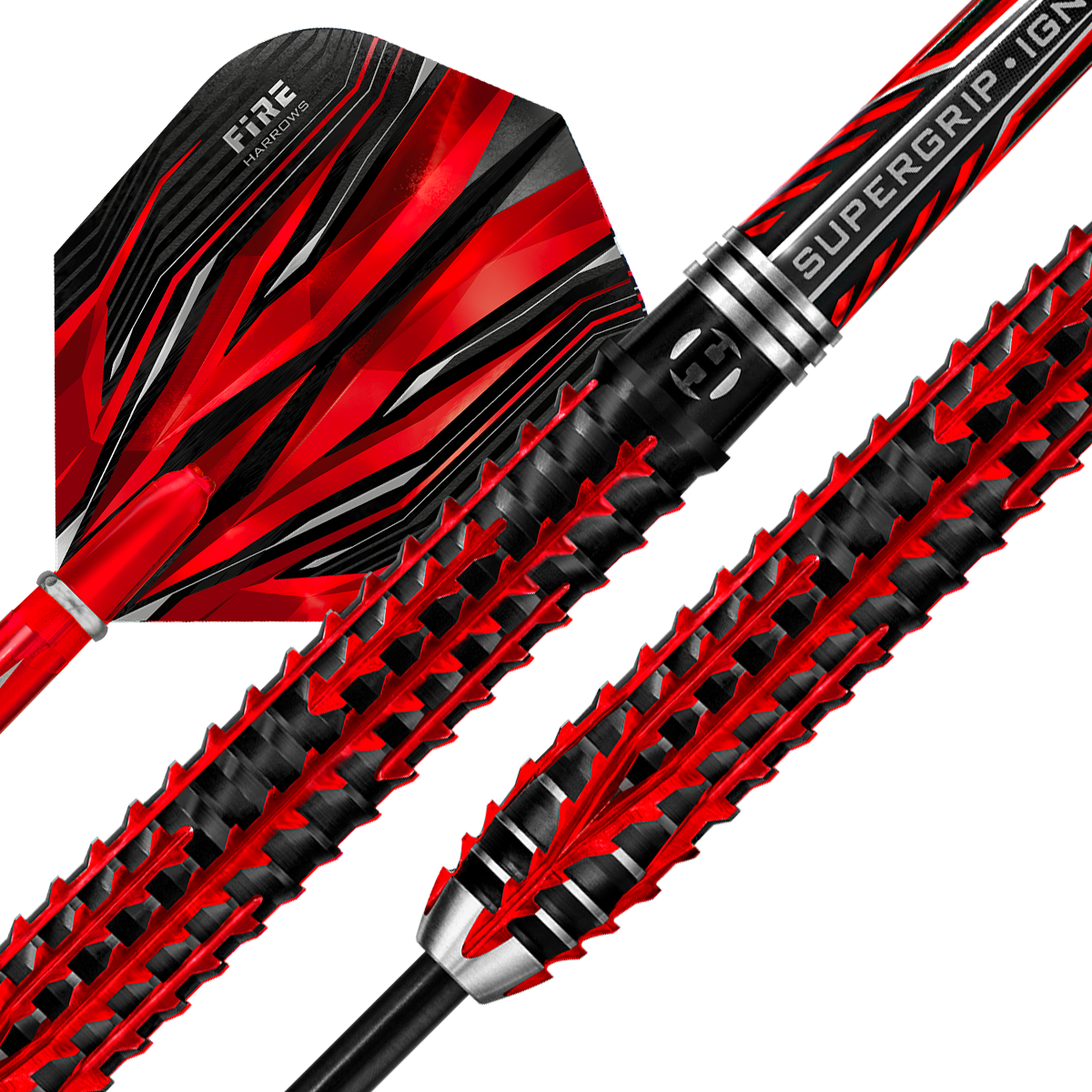 Harrows Fire Inferno 90% Tungsten Steel Tip Darts - view 3