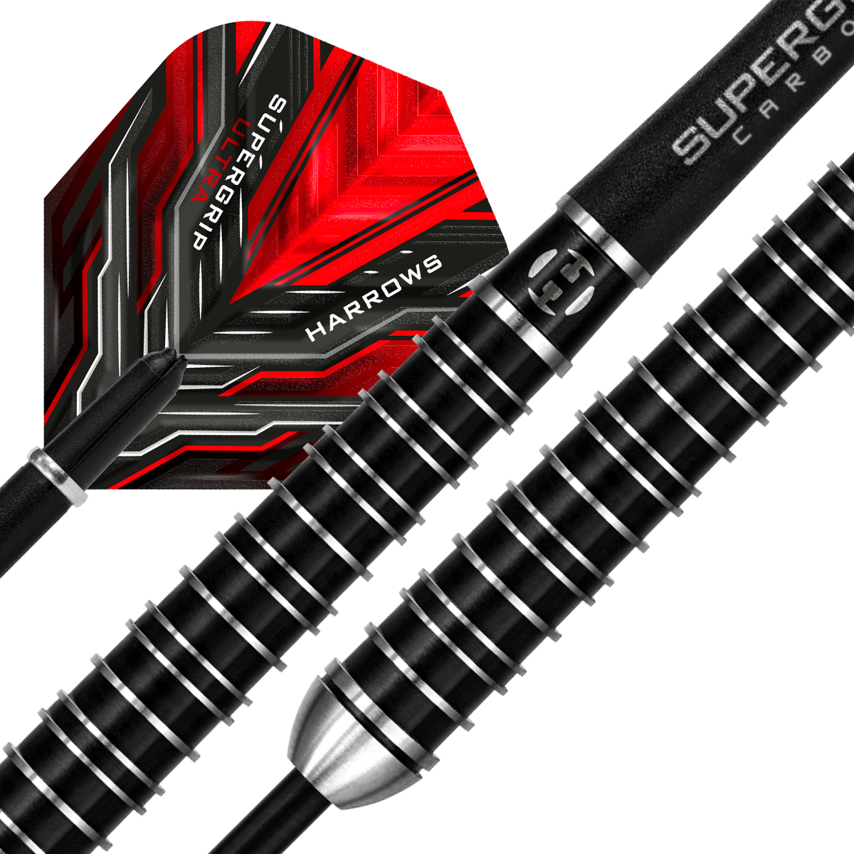 Harrows Supergrip Ultra 90% Tungsten Steel Tip Darts - view 3